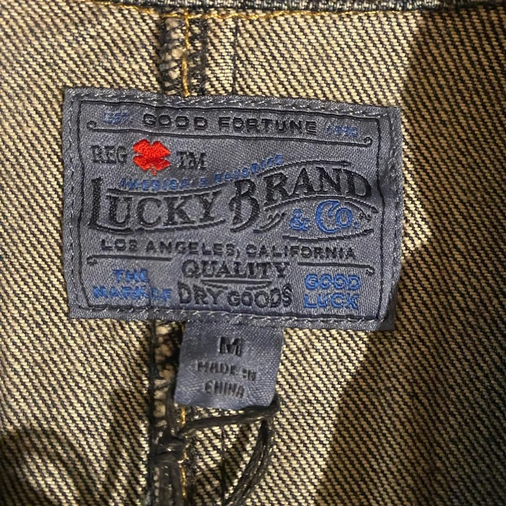 NWT-Lucky Brand Denim Dress, Size Medium - Picture 8 of 8
